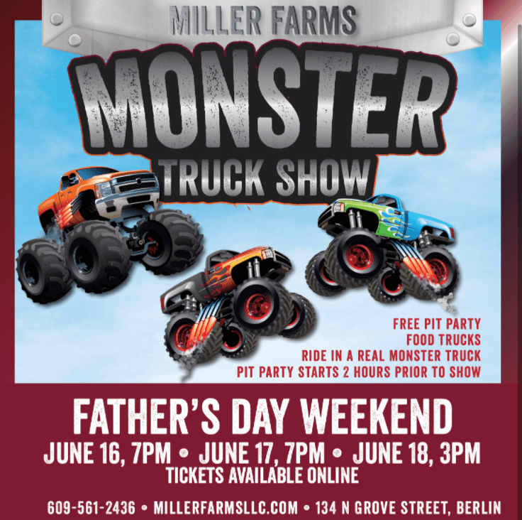 You are currently viewing MILLER FARMS FATHER’S DAY MONSTER TRUCK SHOW